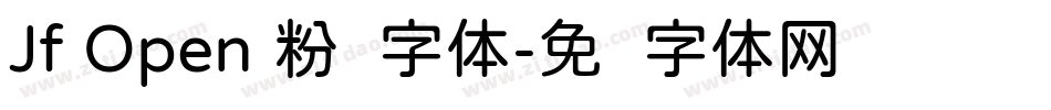 Jf Open 粉圆字体字体转换